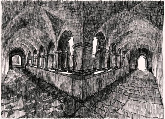 Cloisters at Muckross Abbey
